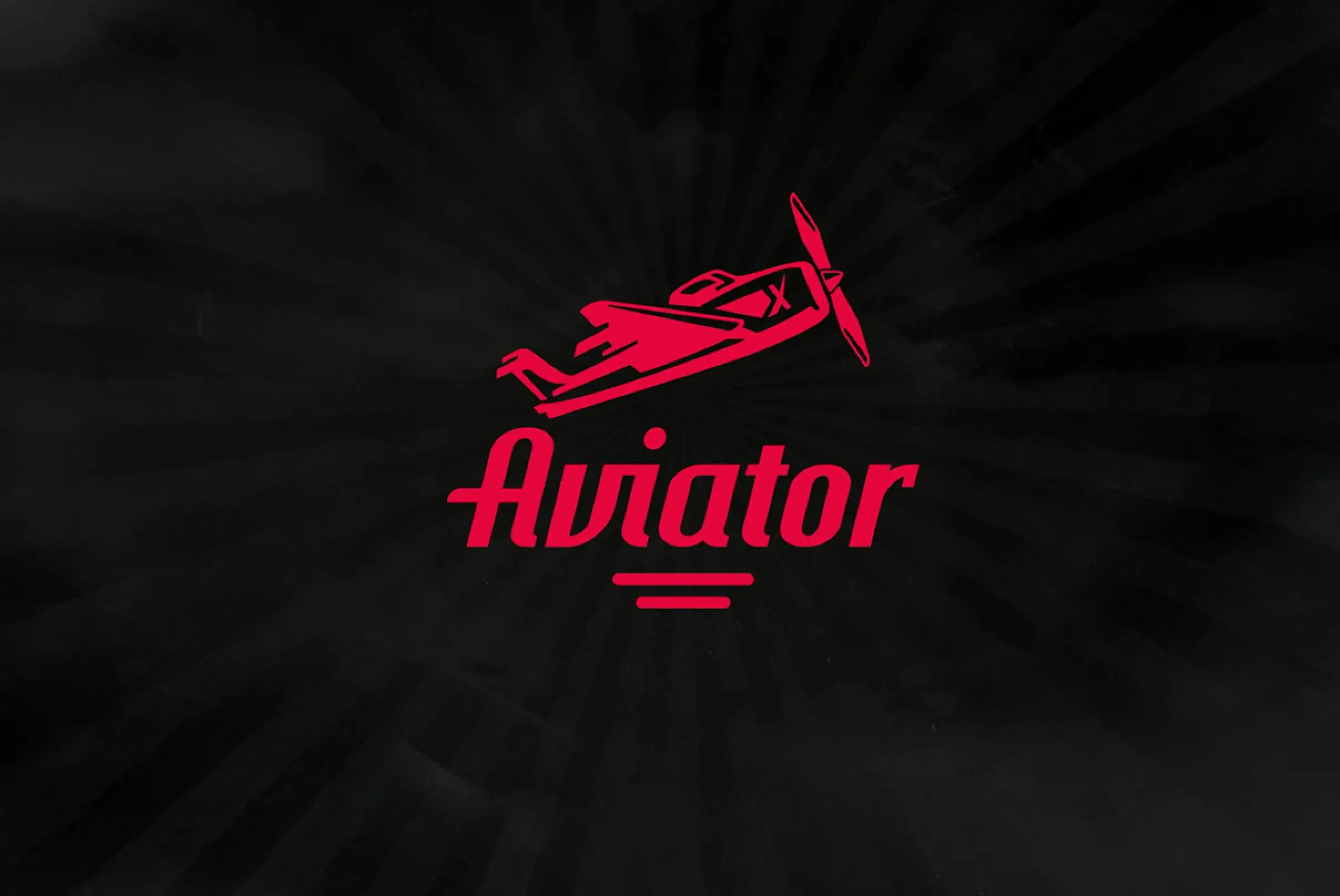 Logo del gioco Aviator con aeroplano rosso su sfondo scuro, immagine illustrativa per spiegare Aviator come funziona nel gioco crash.