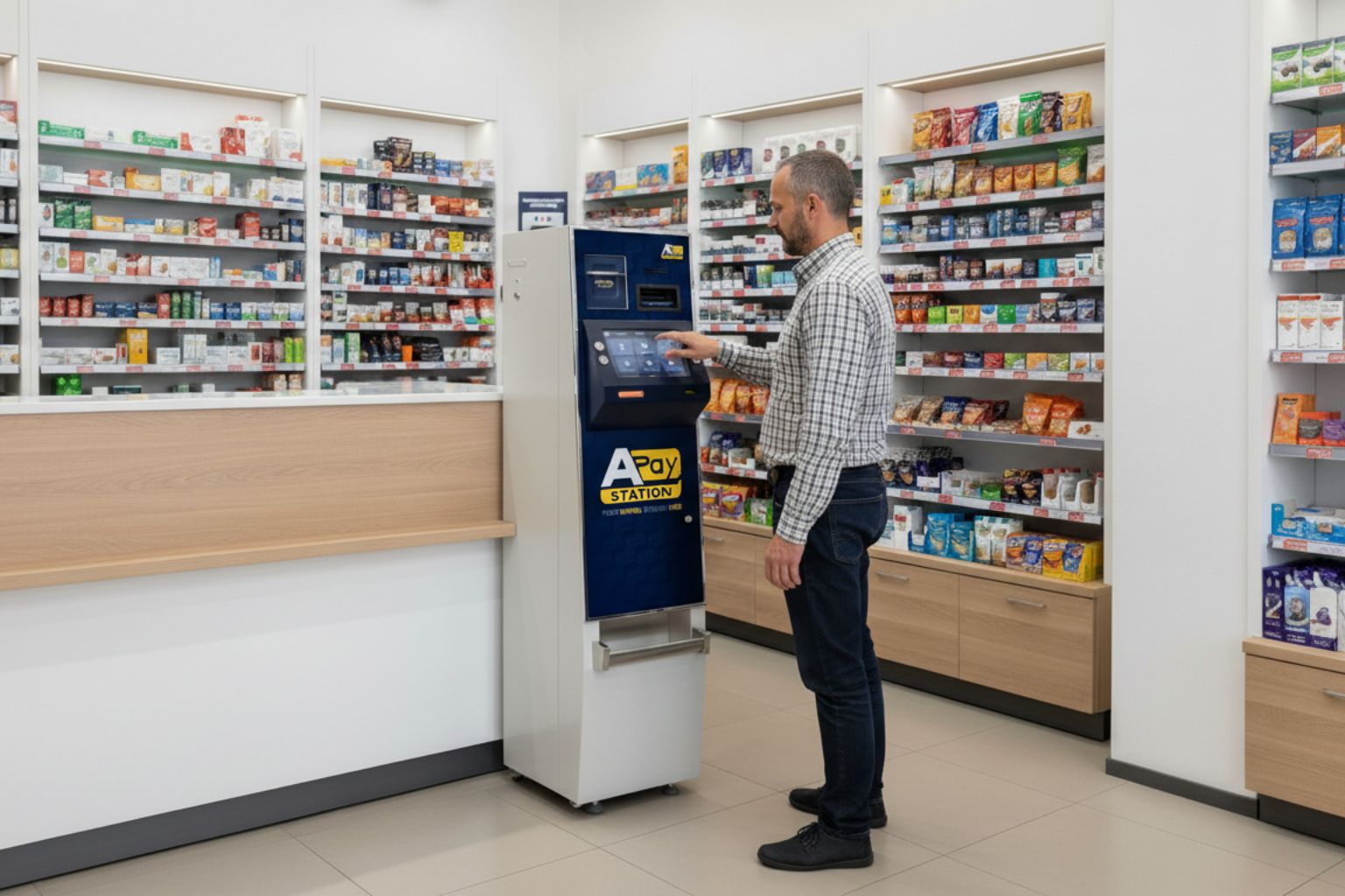 Esempio di pagamenti digitali in Italia con APay Station per gestione del denaro tra fisico e digitale