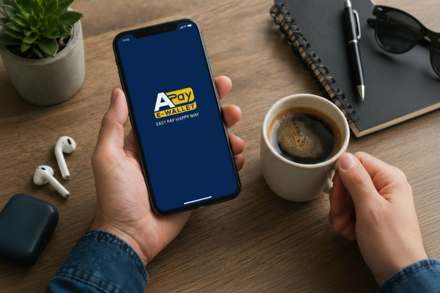 Servizi smart e pagamenti digitali tramite app su smartphone in contesto quotidiano